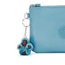 Viv Metallic Pouch, Aqua Tides Metallic, small