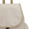 City Pack Small Backpack, Signature Beige, small