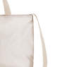 Tadeo Metallic Shoulder Bag, Quartz Metallic, small
