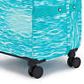 Spontaneous Large Printed Rolling Luggage, Aqua Pool, small