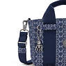 Ritta Mini Printed Denim Shoulder Bag, Signature Denim, small