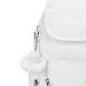 City Zip Small Backpack, Pure Alabaster, small