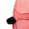 City Zip Small Backpack, Peach Peace, small