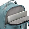 Seoul Extra Large 17" Laptop Backpack, Peacock Teal Stripe, small