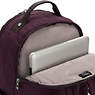 Seoul Extra Large 17" Laptop Backpack, Dark Plum, small