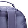 Seoul Large Metallic 15" Laptop Backpack, Gentle Lilac Block, small