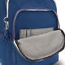 Seoul Small Tablet Backpack, Eager Blue Fun, small