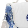 Kichirou Metallic Lunch Bag, Tie Dye Blue Lacquer, small