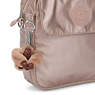 Annic Small Convertible Metallic Backpack, Quartz Metallic, small