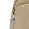 Delia Mini Backpack, Natural Beige, small