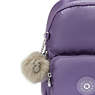 Zinna Metallic Backpack, Metallic Mauve, small