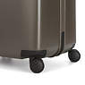 Curiosity Large 4 Wheeled Rolling Luggage, Poppy Aqua Block, small