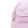 City Pack Small Quilted Backpack, Blooming Pink, small