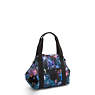 Art Mini Printed Shoulder Bag, Spectral Orchid, small