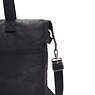 Ilia Laptop Tote Bag, Black Camo Embossed, small