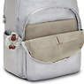 Seoul Extra Large Metallic 17" Laptop Backpack, Bright Silver, small