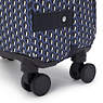 Spontaneous Small Printed Rolling Luggage, 3D K Blue, small