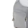 Anto Small Metallic Backpack, Silver Glam, small