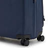 Youri Spin Large 4 Wheeled Rolling Luggage, Blue Bleu, small