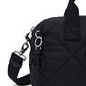 Bina Medium Quilted Shoulder Bag, Cosmic Black, small