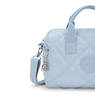Bina Medium Quilted Shoulder Bag, Glowing Blue Ql, small