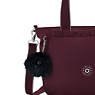 Karumi Tote Bag, Merlot Sateen, small