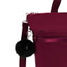 Antoinne Laptop Crossbody Tote Bag, Lavish Purple Satin, small