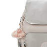 City Zip Small Backpack, Posey Pink Metallic, small