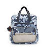 Audrie Printed Diaper Backpack, Cool Camo Grey, small