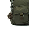 Lovebug Small Backpack, Jaded Green Tonal Zipper, small