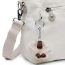 Elysia Shoulder Bag, Alabaster Tonal Zipper, small