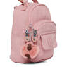 Alber 3-in-1 Convertible Mini Bag Backpack, Strawberry Pink Tonal Zipper, small