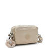 Abanu Multi Printed Convertible Crossbody Bag, Sign Beige Emb, small