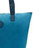 Davian Packable Tote Bag, Urban Teal, small