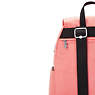 City Zip Small Backpack, Peach Peace, small