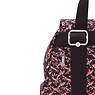 City Zip Mini Printed Backpack, Dancing Bouquet, small