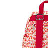 City Zip Mini Printed Backpack, Pink Cheetah, small