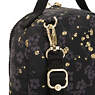 Alber 3-In-1 Printed Convertible Mini Bag Backpack, Grey Gold Floral, small