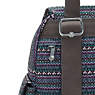 City Pack Mini Printed Backpack, Stripy Dots, small
