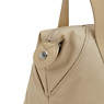 Art Mini Shoulder Bag, Natural Beige, small