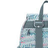 City Zip Small Printed Backpack, Palm Tree Leaves, small