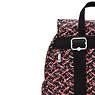 City Zip Small Printed Backpack, Dancing Bouquet, small