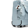Sanaa Large Metallic Rolling Backpack, Blue Bleu 2, small
