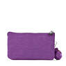Creativity Large Pouch, Purple Feather, small