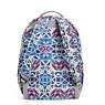 Seoul Large Printed Laptop Backpack, Glimmer Grey, small