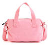 Brynne Handbag, Primrose Pink Satin, small