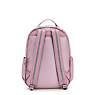 Seoul Large Metallic 15" Laptop Backpack, Posey Pink Metallic, small