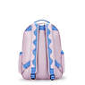 Seoul Large Metallic 15" Laptop Backpack, WavePop Met Lilac, small