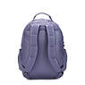 Seoul Extra Large Metallic 17" Laptop Backpack, Gentle Lilac Block, small