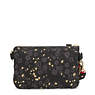Creativity Extra Large Printed Wristlet, Grey Gold Floral, small